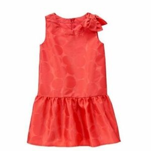 Gymboree Play By Heart Coral Dot Bow Party Dress